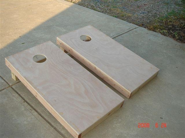 Standard Corn Hole Boards, 2 unpainted. Regulation Size, great price Standard Corn Hole Boards, 2 unpainted. Regulation Size, great price