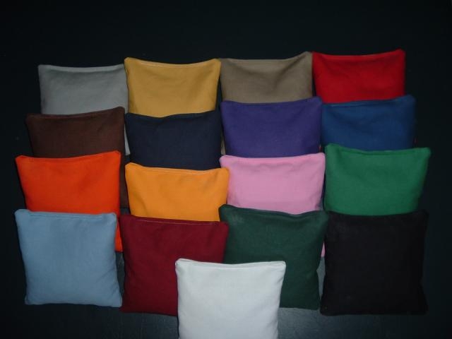 Set of 8 Regulation Size and Weight Corn Hole Bags Set of 8 Regulation Size and Weight Corn Hole Bags